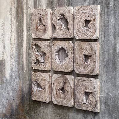 9 Piece Wood Wall Decor Set