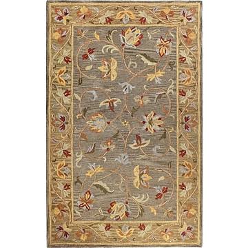 Tymeo Hand-Tufted Wool Grey Area Rug Rug Size: Runner 2&6x22 x 8&