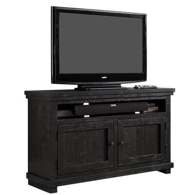Birch Lane Lockridge 54&& TV Stand Color: Distressed Black