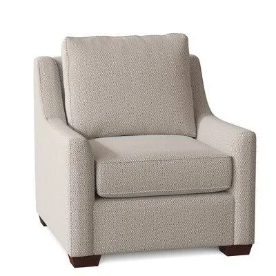 L? A 33x22 Wide Armchair Birch Lane Body Fabric: Less Graystone