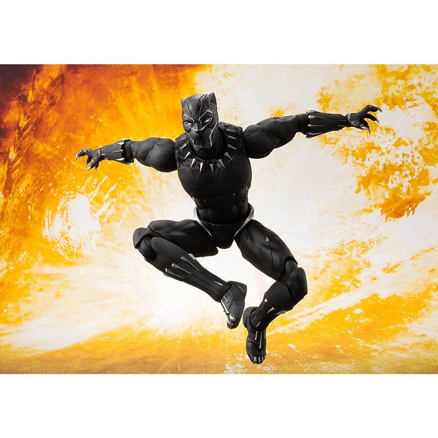 Avengers Infinity War S.H. Figuarts Action Figure Black Panther & Tama