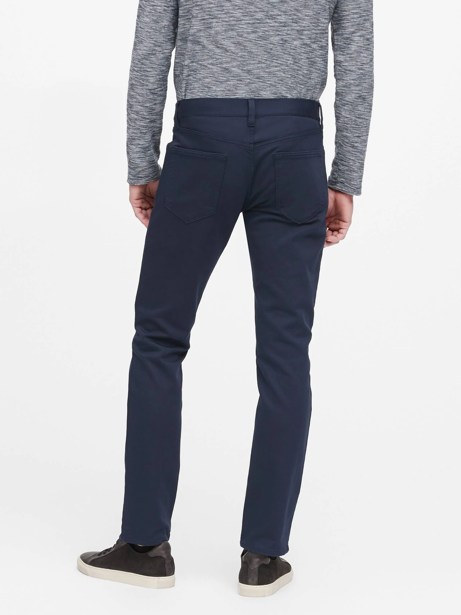 Banana Republic Men's Skinny Traveler Pant Navy Size 31W 30L