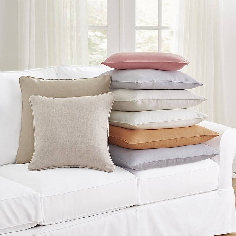 Suzanne Kasler Signature 13oz Linen Pillow Cover Mandarin 22x22 x 22x22 - Ballard Designs
