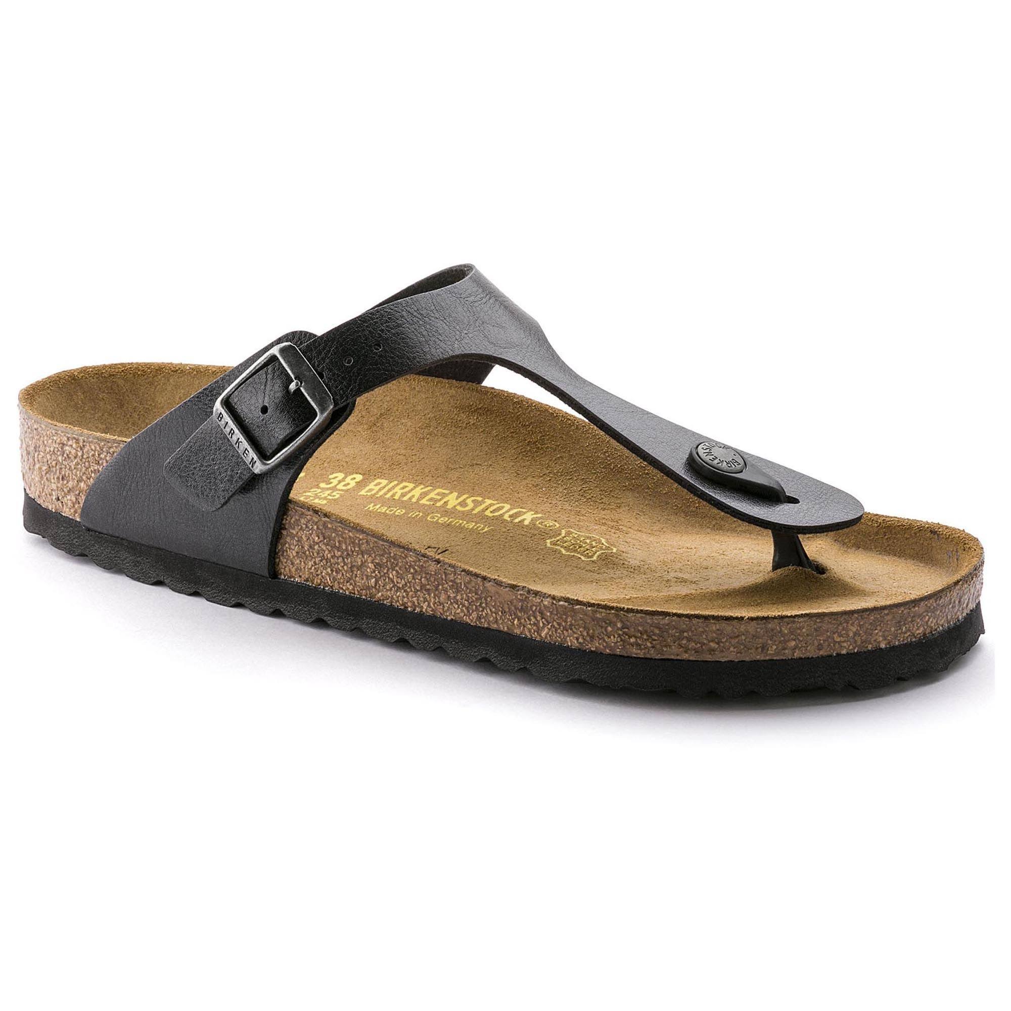 Birkenstock Women's Gizeh (40 Licorice Birko Flor)