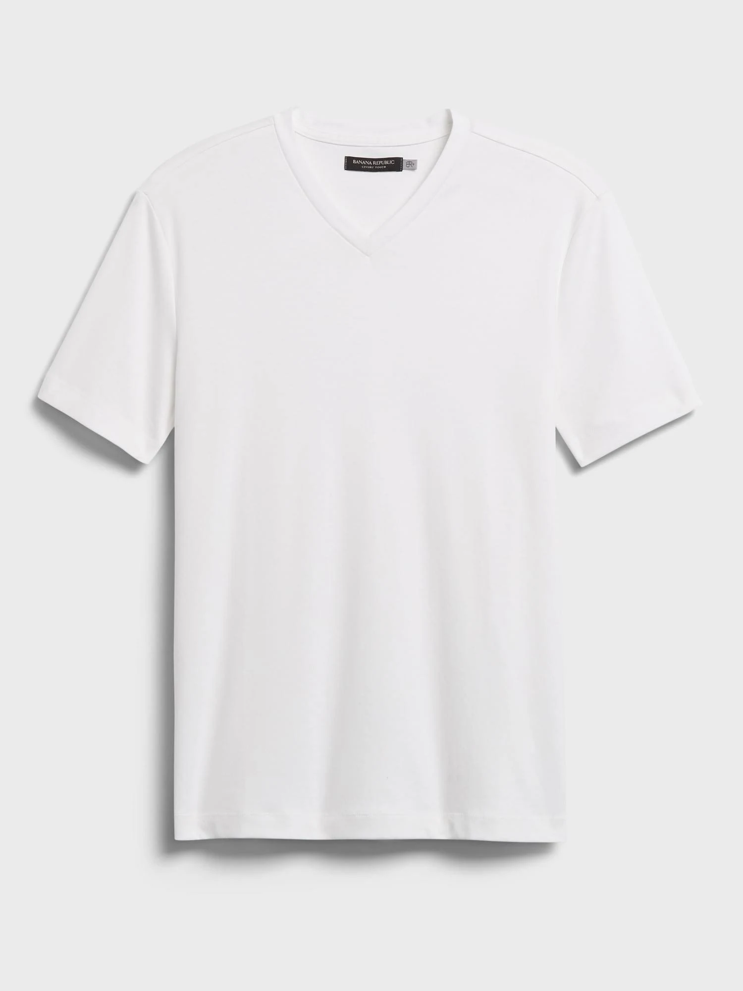 Banana Republic Men's Luxury Touch Performance V-Neck T-Shirt White Size XL