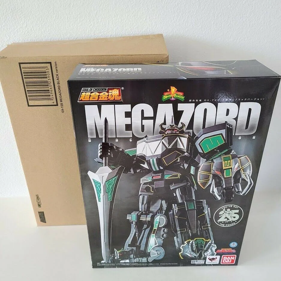 Power Rangers Soul of Chogokin GX-72B Megazord Action Figure [Black version]