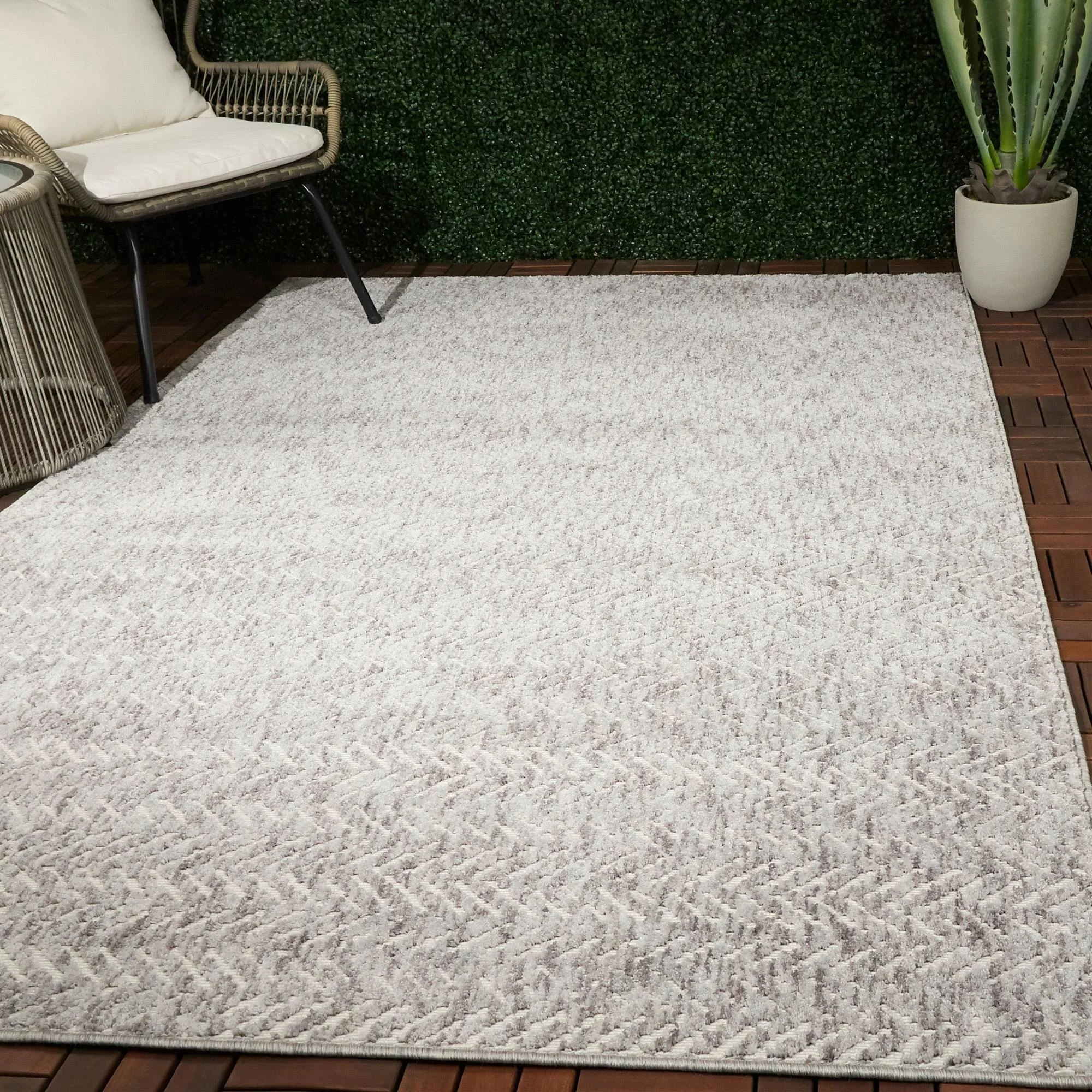Balta Tessin Grey 8 ft. x 10 ft. Contemporary Area Rug