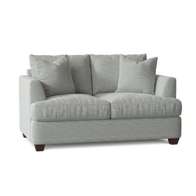 Kenna 63x22 Recessed Arm Loveseat Birch LANE? Body Fabric: Conversation Capri