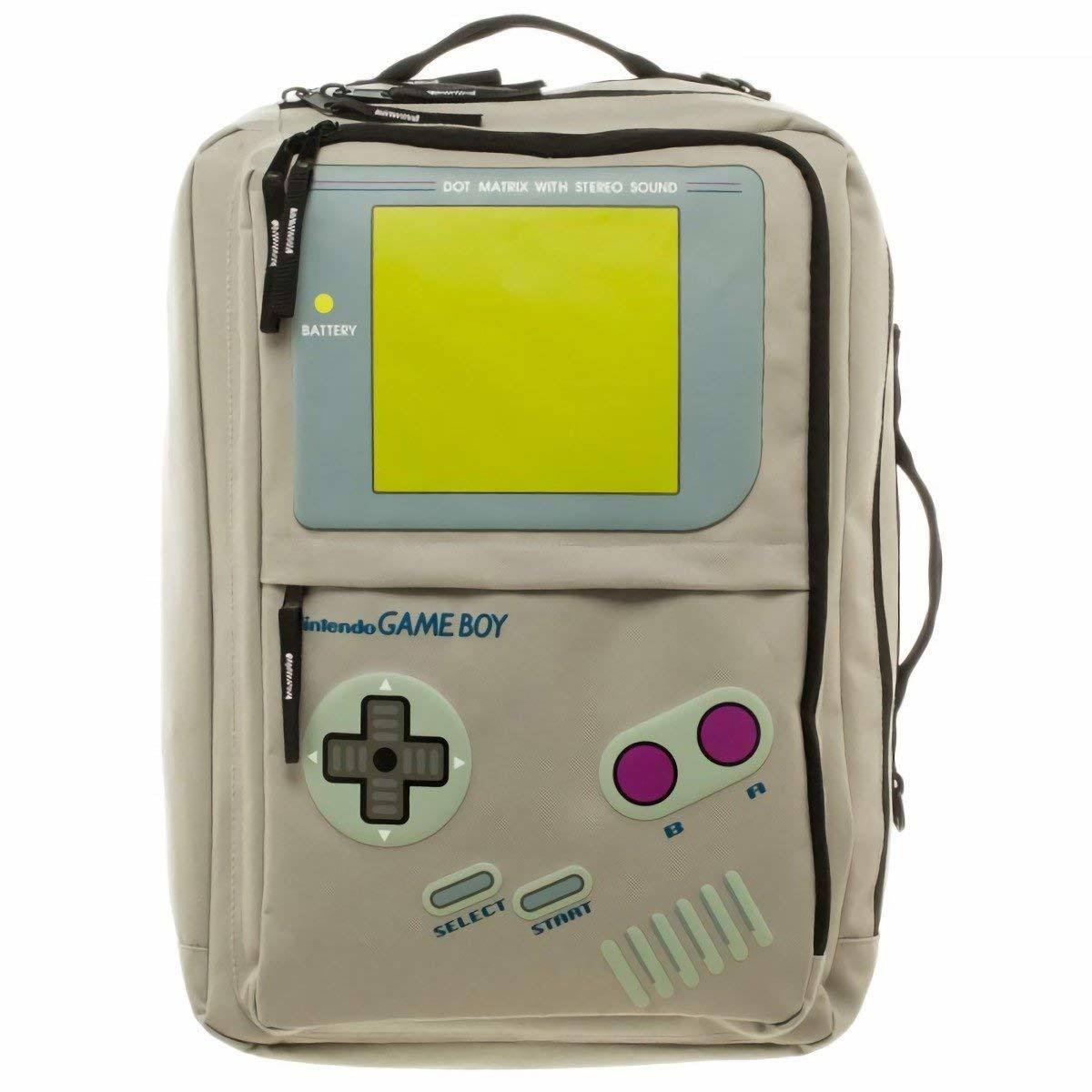 Nintendo Game Boy Convertible Backpack Computer Laptop Messenger Bag Tote