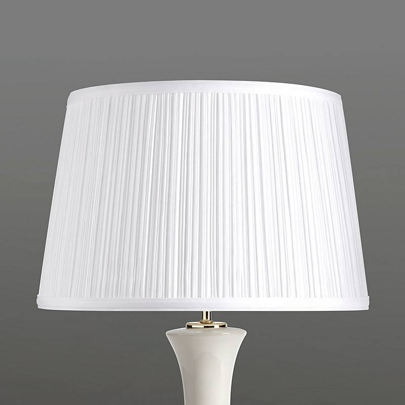 Mushroom Pleated Lamp Shade Black 18x22 - Ballard Designs