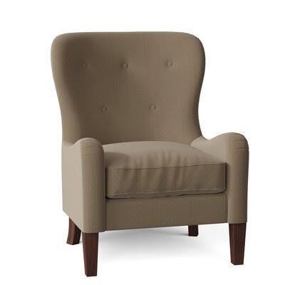 Gilliam 32x22 Wide Tufted Down Cushion Armchair Body Fabric: Baet Sand
