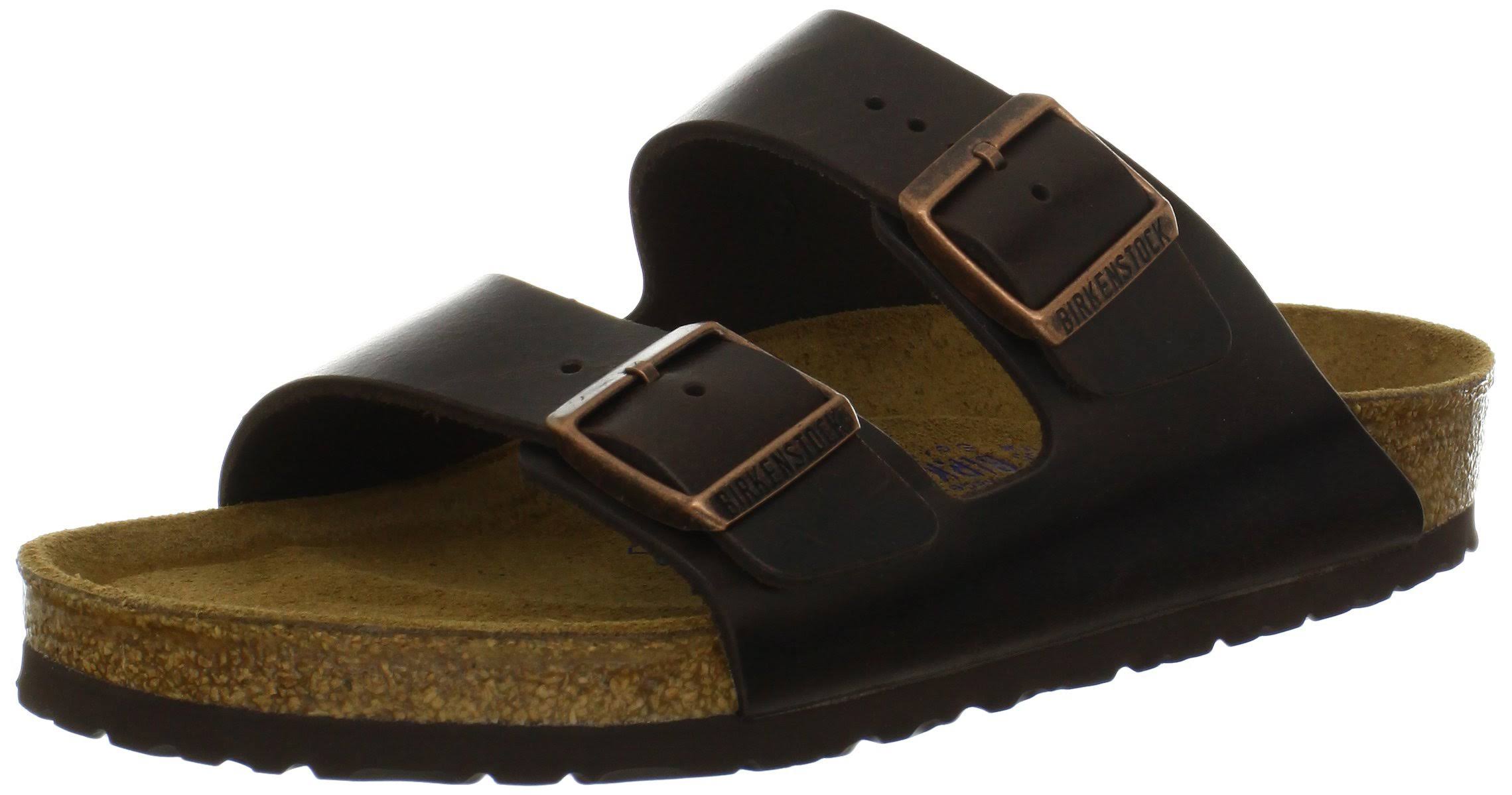 Birkenstock Arizona Soft Footbed Amalfi Leather (Brown)