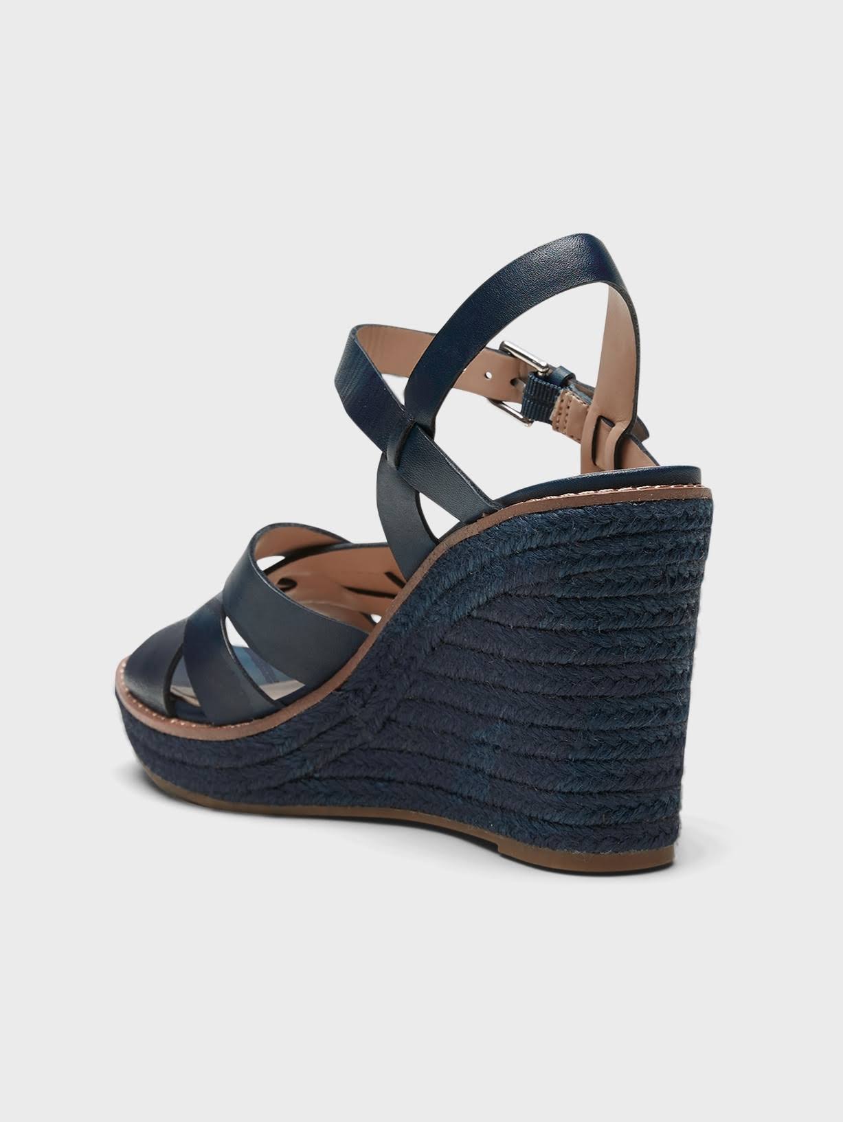 Banana Republic Women's Strappy Espadrille Sandal Navy Size 10 1/2