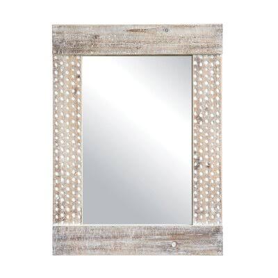 Martens Wood Framed Accent Mirror Birch LANE?