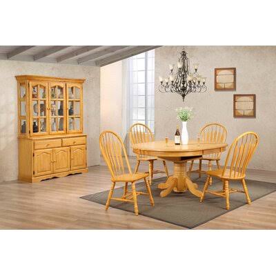 Dontae Pedestal Dining Table Birch Lane Finish: Rich Honey Light Oak