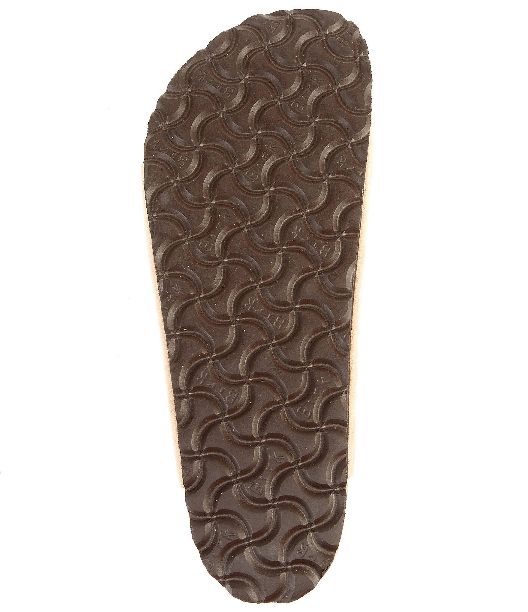 Birkenstock Women's Florida Fresh Soft Footbed Faded Khaki Nubuck