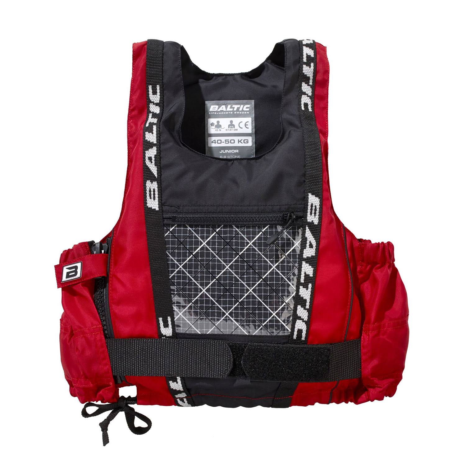 Baltic Dinghy Pro 50N Kayak and Sailing Buoyancy Aid Red/Black 40-50kg