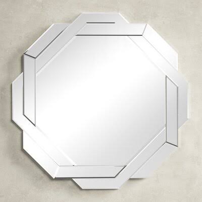 Mcnatt Beveled Accent Mirror Birch Lane Size: 34x22 x 34x22