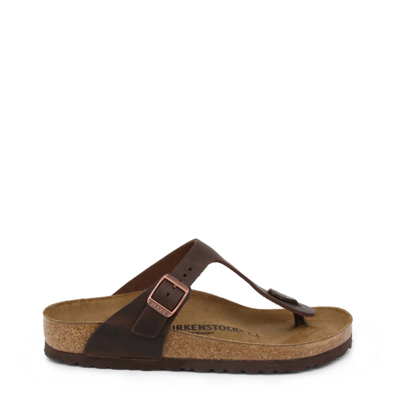 Birkenstock Women ?s Gizeh Habana Waxy Leather Sandals