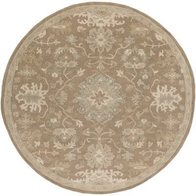 Whittaker Handmade Tufted Wool Rug Charlton Home Rug Size: Round 6&