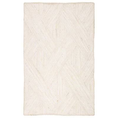 Lizbeth Geometric Hand-Woven Ivory Area Rug Birch LANE? Rug Size: Rectangle 7&10x22 x 9&10x22