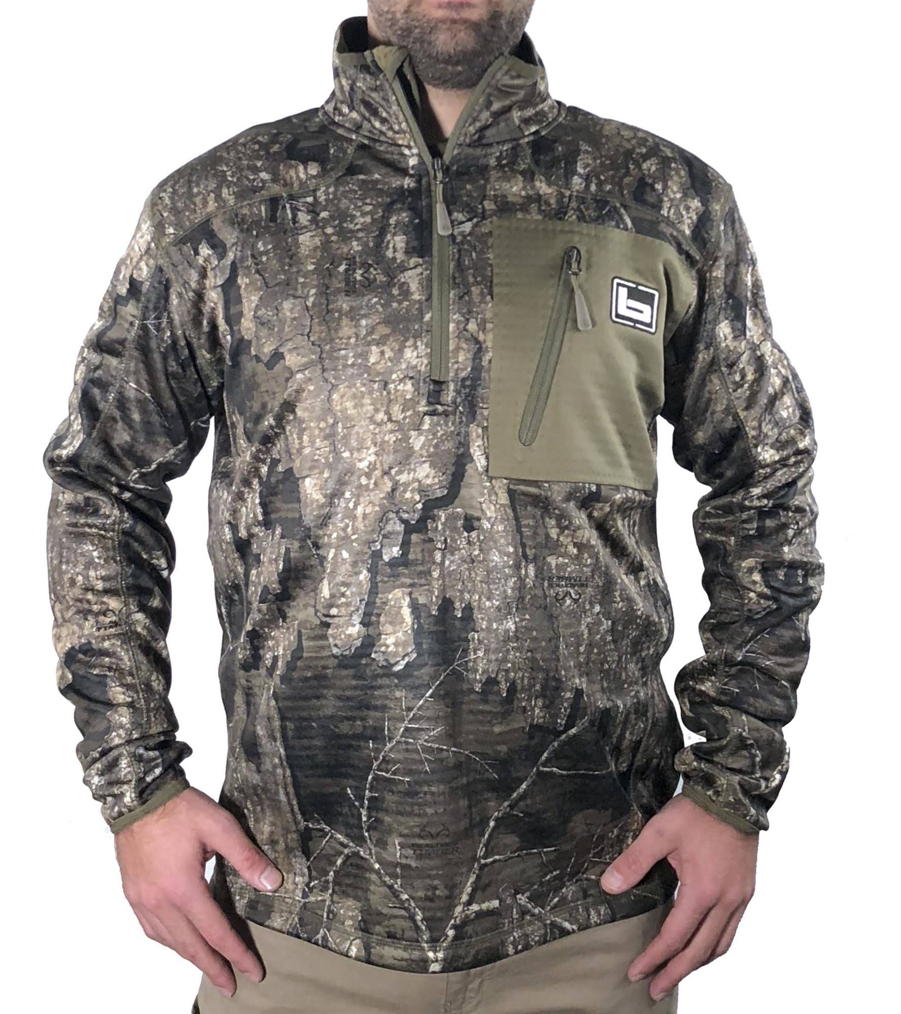 Banded 1/4 Zip Mid Layer Fleece Pullover