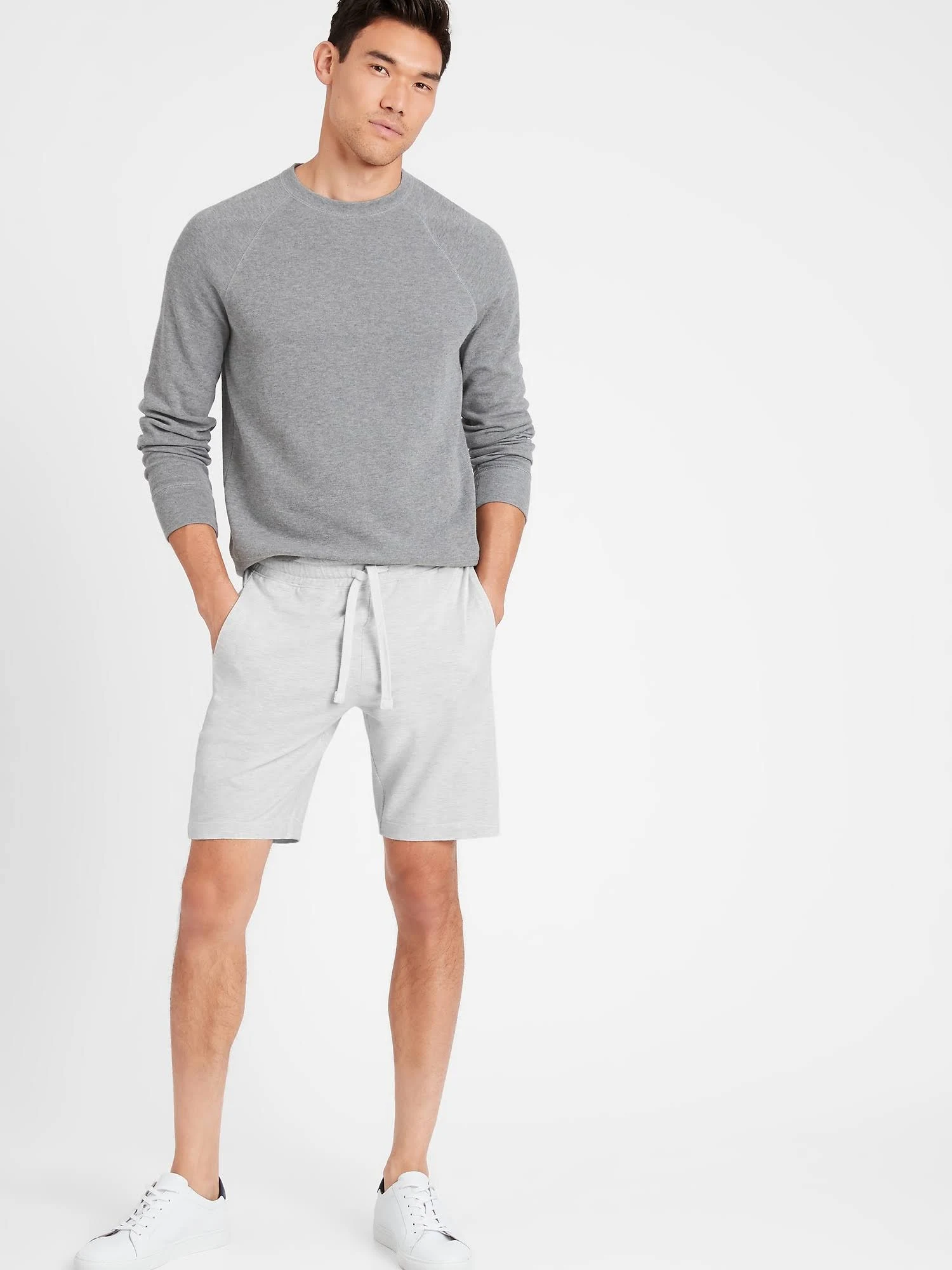Banana Republic Men's Cozy Lounge Short Light Gray Size M