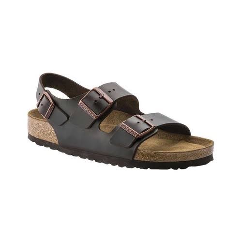 Birkenstock Unisex Milano Soft Footbed | Brown sandals Milano Soft Footbed From Footwear Etc