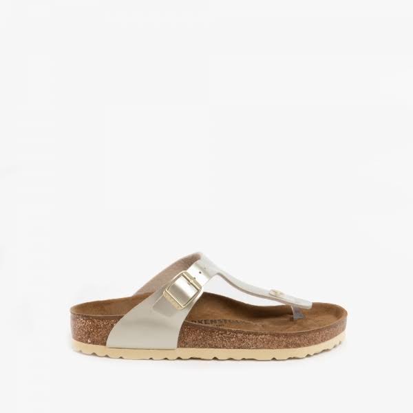 Birkenstock Gizeh 1015592 Girls Birko-Flor Toe Post Sandals Elec