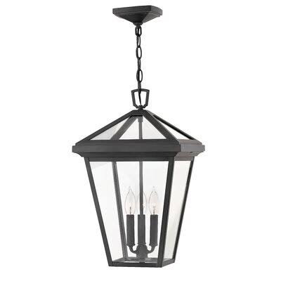 Devyn 3-Light Outdoor Hanging Lantern Birch Lane
