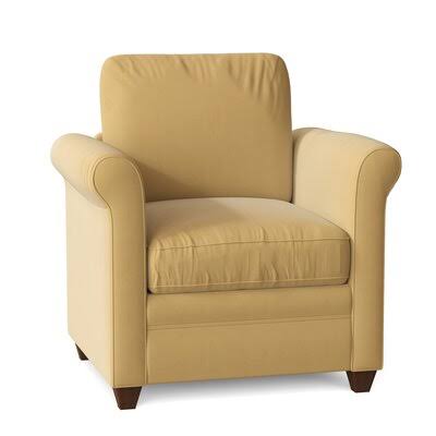 Allensby 35x22 Wide Armchair Birch Lane Body Fabric: Bayou Sunshine