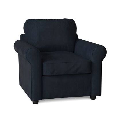 Wolsingham Manning Armchair Birch Lane Body Fabric: Tina Indigo