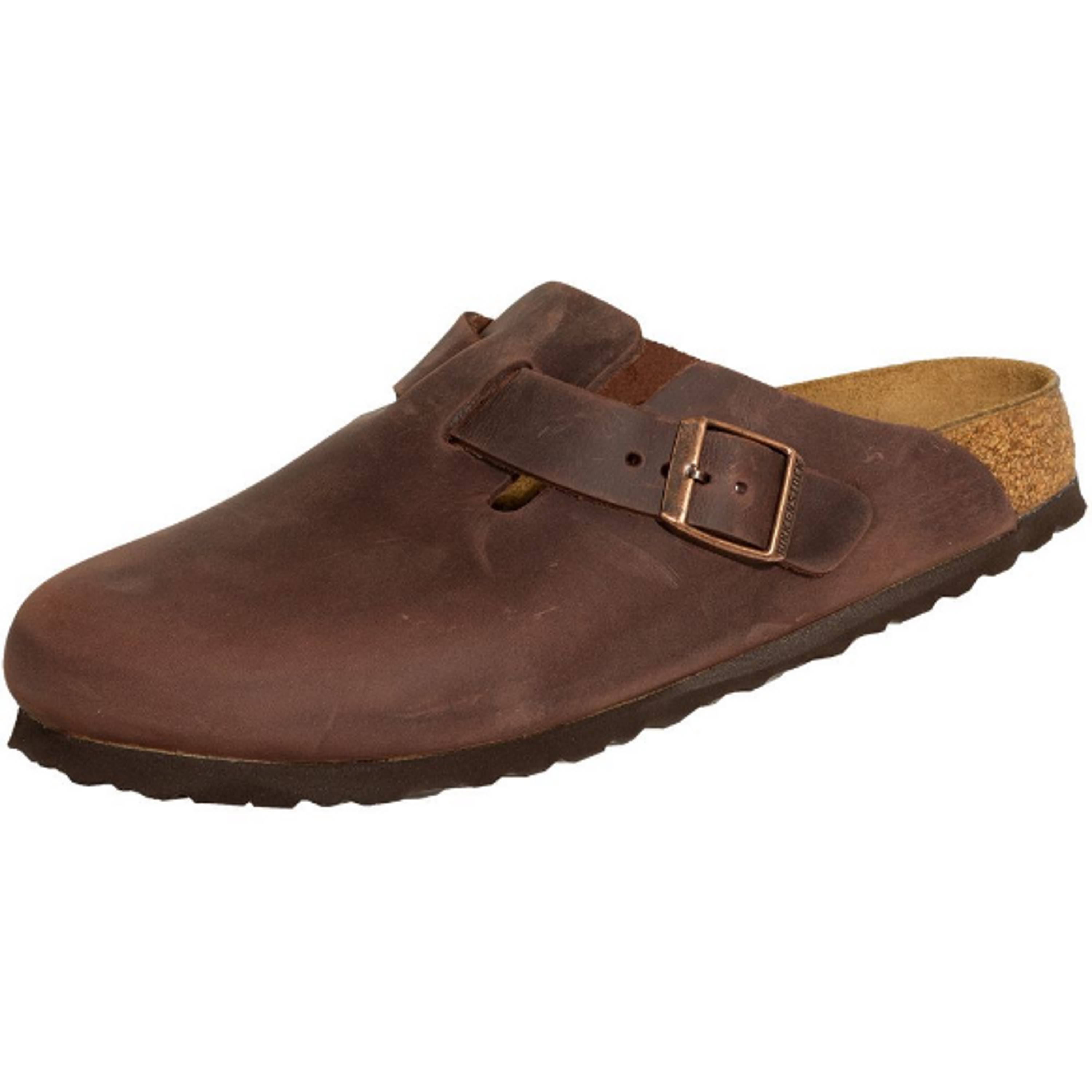 Birkenstock Boston Leather Clog - Women's Habana Oiled Leather, 37.0