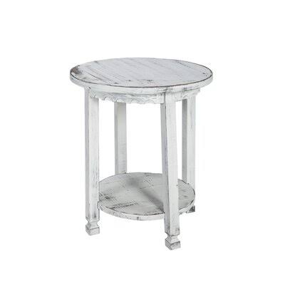 Lemus Solid Wood End Table with Storage