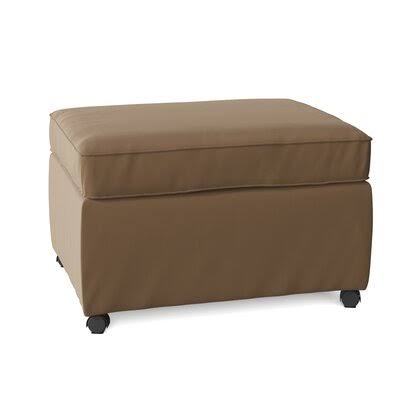 Birch Lane Gillis 28x22 Rectangle Standard Ottoman Body Fabric: Empire Indigo