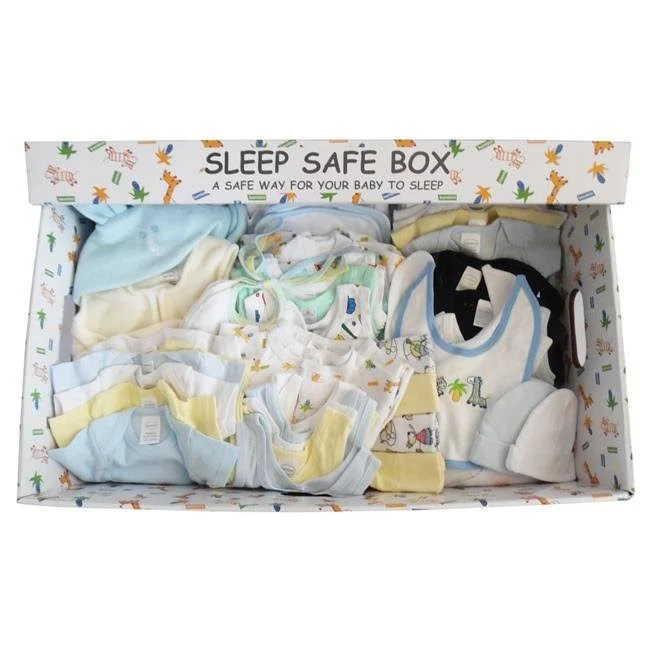 Boy 72 Piece Baby Starter Set Box, Blue