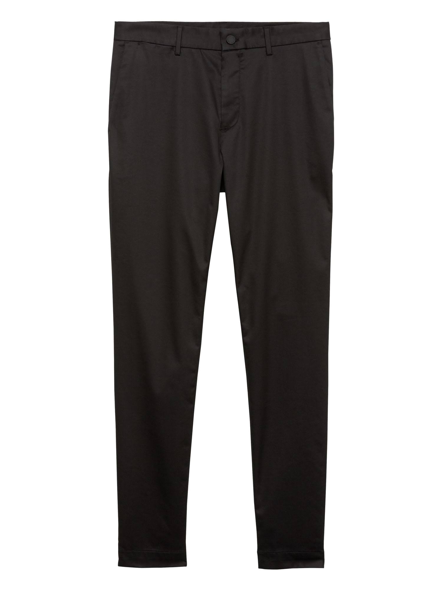 Banana Republic Men's Aiden Slim Core Temp Pant Black Big and Tall Size 35W 36L