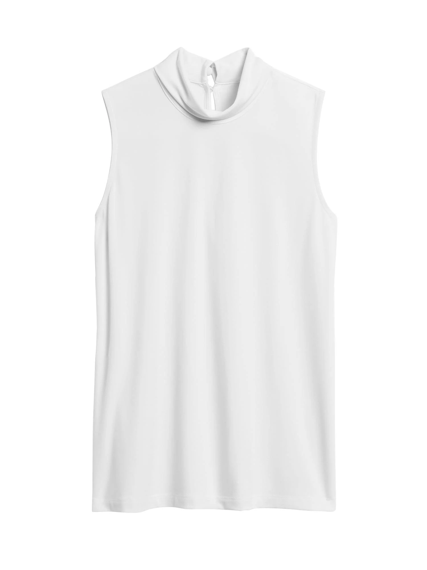 Banana Republic Women's Mock-Neck Top White Size Xs