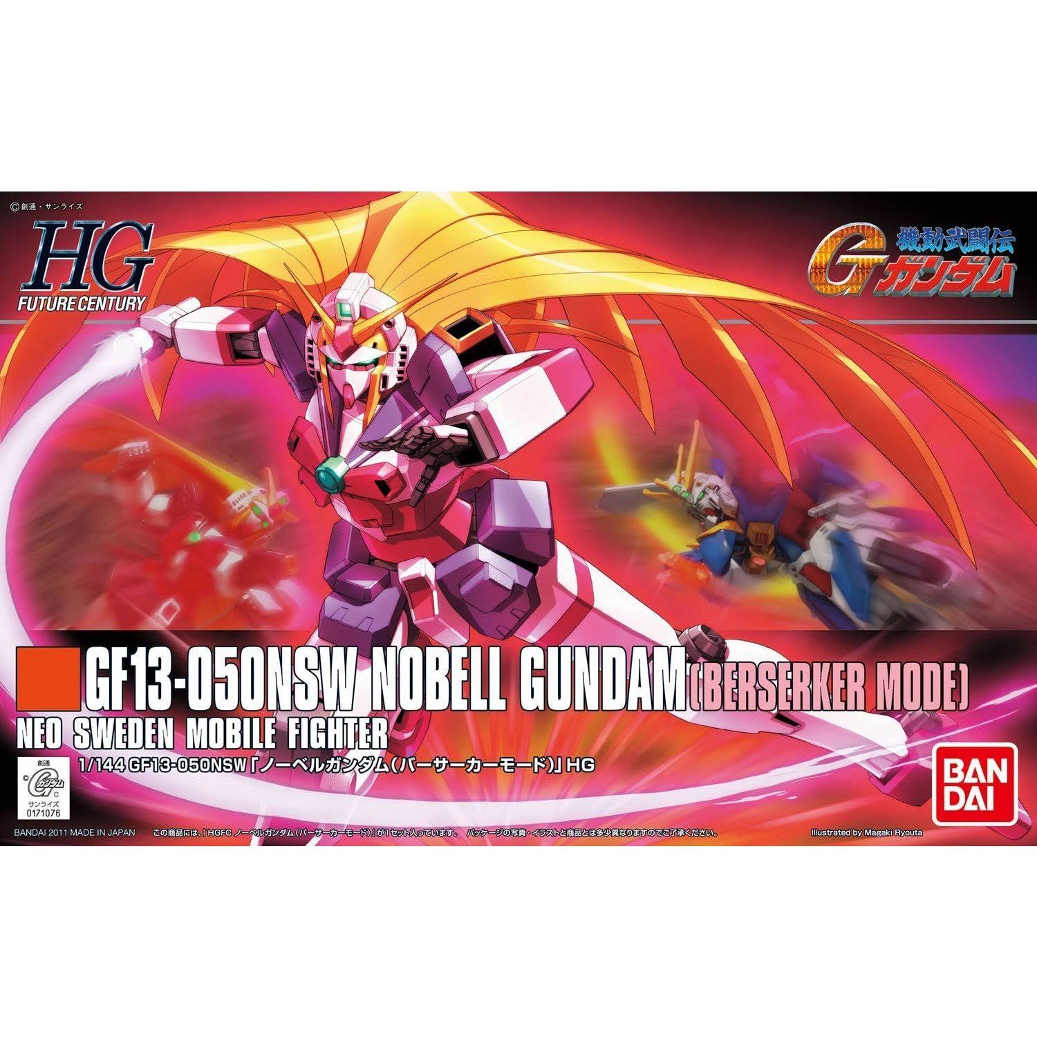 HGFC Nobel Gundam Berserker Mode