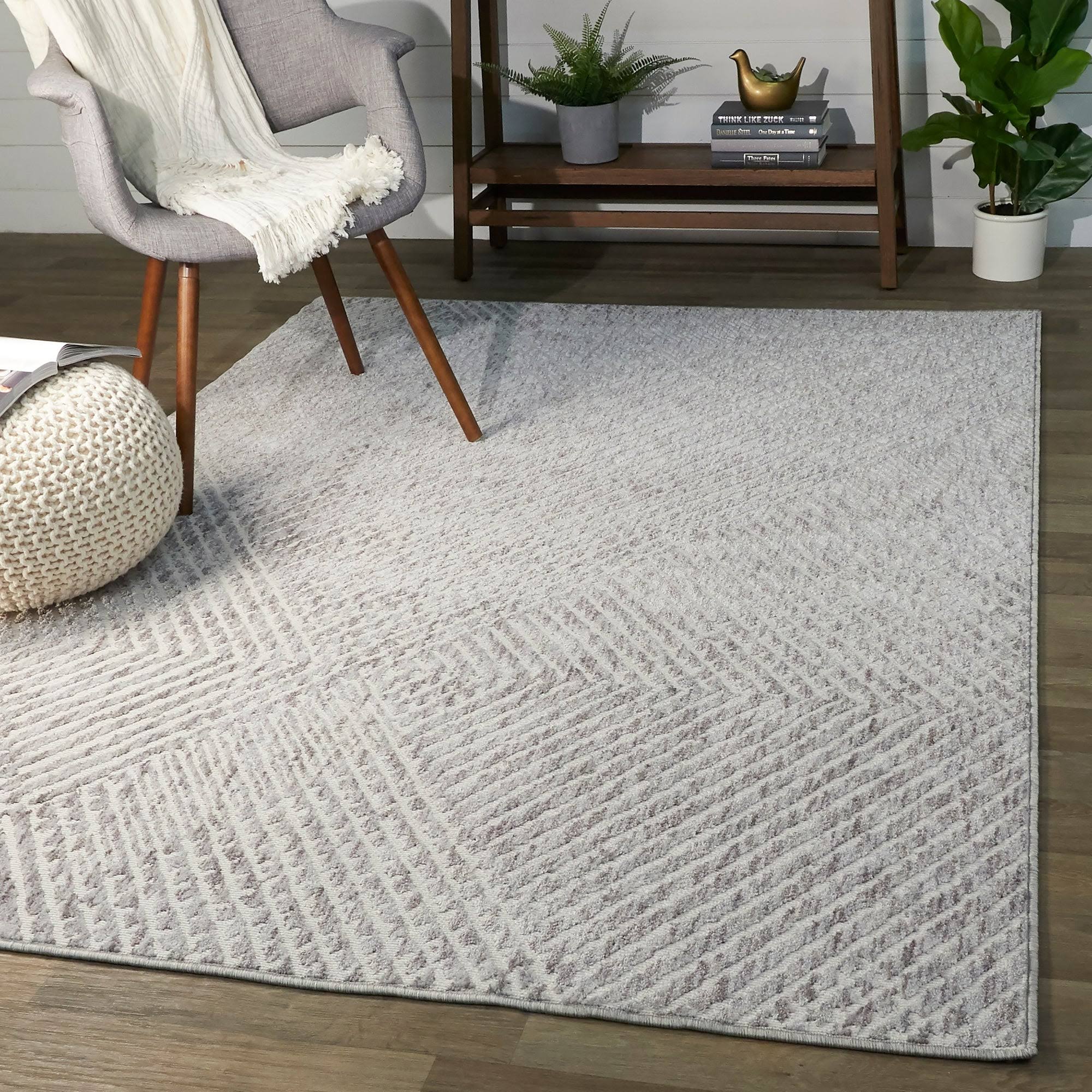 BALTA Whitaker Grey 8 ft. x 10 ft. Abstract Area Rug