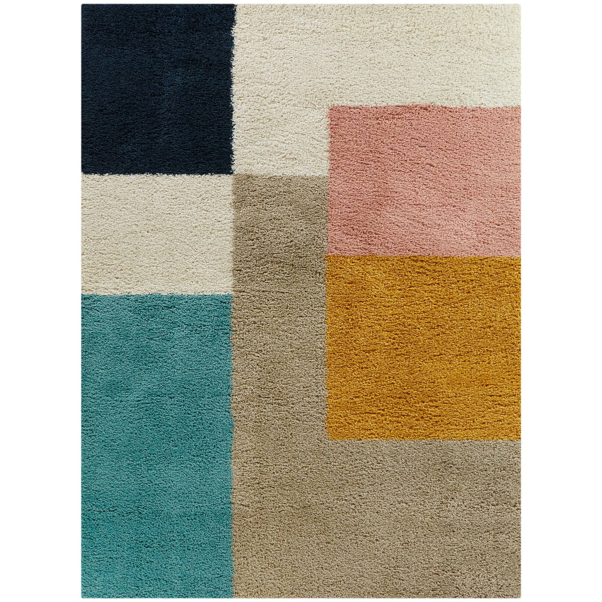 BALTA Joshua Multicolor 8 ft. x 10 ft. Color Block Shag Area Rug