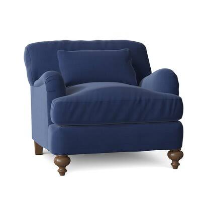 Wivenhoe 39x22 W Armchair Birch Lane Body Fabric: Spinnsol Navy
