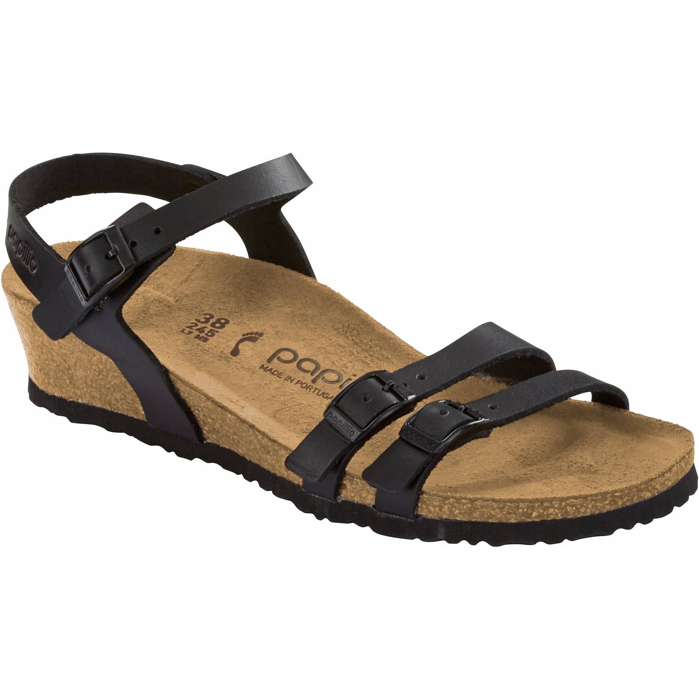 Birkenstock Women's Lana Sandal - 39 Narrow - Black Leather