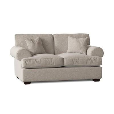 Workington 67x22 Rolled Arm Loveseat Body Fabric: Sustain Dursky Linen