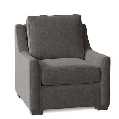 Birch Lane Godwin 33x22 Wide Armchair Body Fabric: Lizzy Graphite