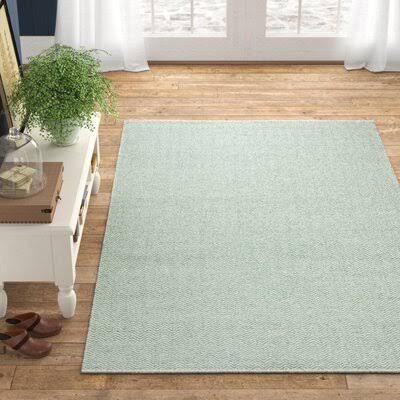 Birch Lane Heritage Ava Handmade Wool Green Area Rug Rug Size: Runner 2&6x22 x 8&