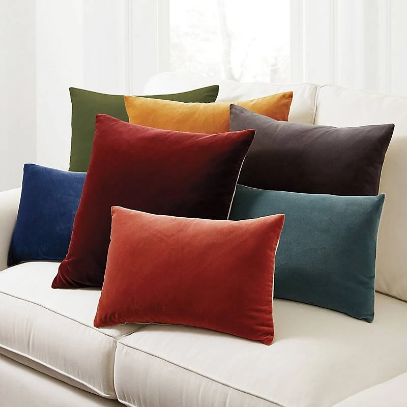 Signature Velvet & Linen Pillow Doe 20x22 x 20x22 - Ballard Designs