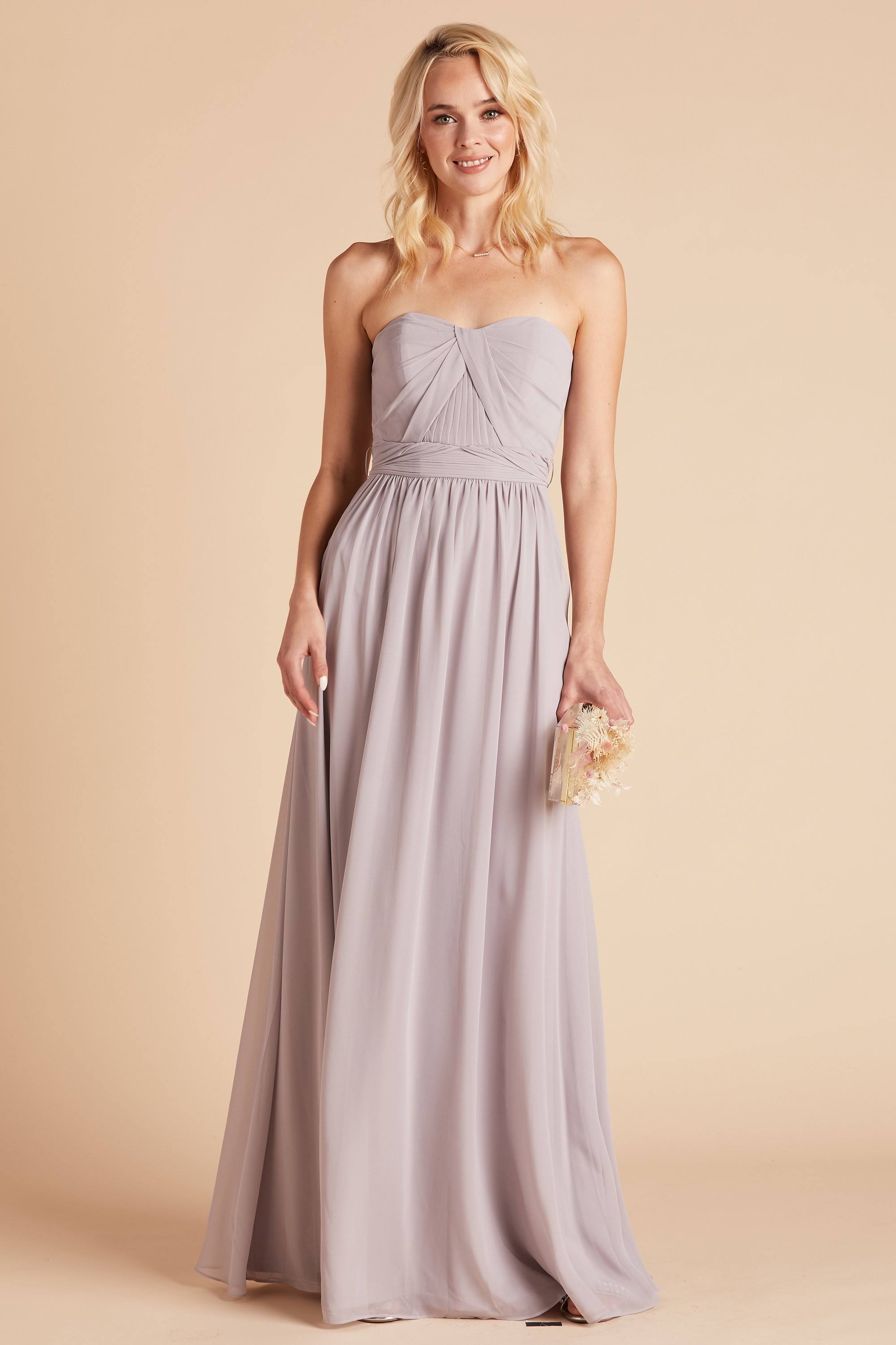 Birdy Grey Grace Convertible Chiffon Bridesmaid Dress in Lilac XXL / Lilac