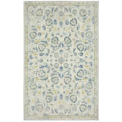 HELF Tufted Blue/Beige Rug August Grove Rug Size: Rectangle 4& x 6&
