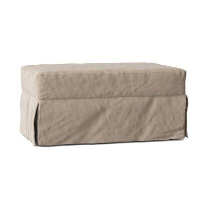 Birch Lane Fairchild 44x22 Rectangle Standard Ottoman Body Fabric: Tibby Linen